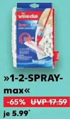 Kaufland Vileda Ersatz Wischbezug 1-2-SPRAY-max Angebot
