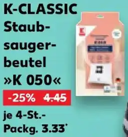 Kaufland K-CLASSIC Staubsaugerbeutel K 050 Angebot
