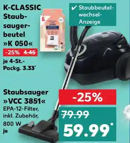 Kaufland Staubsauger VCC 3851 Angebot