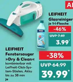 Kaufland LEIFHEIT Fenstersauger Dry & Clean Angebot