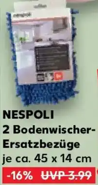 Kaufland NESPOLI 2 Bodenwischer Ersatzbezüge Angebot