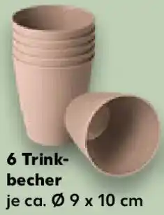 Kaufland 6 Trinkbecher Angebot