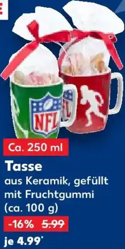Kaufland NFL Tasse Angebot