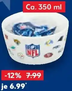 Kaufland NFL Müslischale Angebot