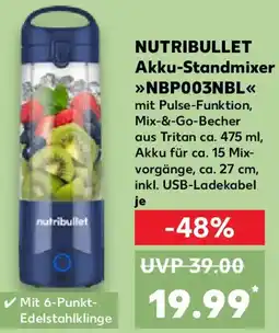 Kaufland NUTRIBULLET Akku-Standmixer NBP003NBL Angebot