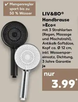 Kaufland LIV&BO Handbrause Eco Angebot