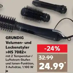 Kaufland GRUNDIG Volumen- und Lockenstyler HS 7082 Angebot