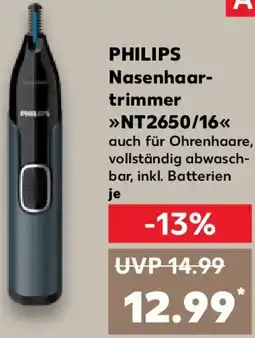 Kaufland PHILIPS Nasenhaartrimmer NT2650/16 Angebot