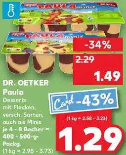 Kaufland DR. OETKER Paula Angebot