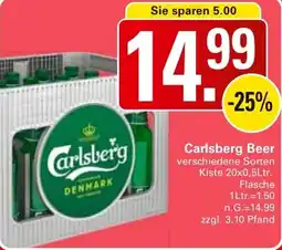 WEZ Carlsberg Beer Angebot