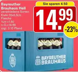 WEZ Bayreuther Brauhaus Hell Angebot