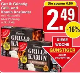 WEZ Gut & Günstig Grill- und Kamin Anzünder Angebot