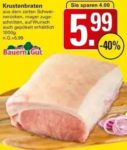 WEZ Bauern Gut Krustenbraten Angebot