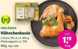 Biomarkt FREILÄNDER Hähnchenkeule Angebot