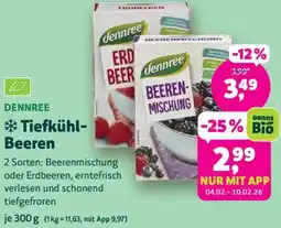 Biomarkt DENNREE Tiefkühl Beeren Angebot
