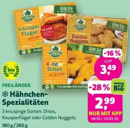 Biomarkt FREILÄNDER Hähnchen Spezialitäten Angebot