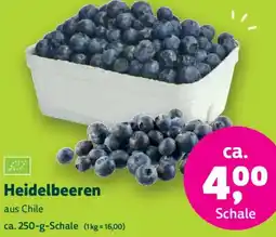 Biomarkt Heidelbeeren Angebot