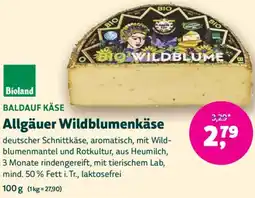Biomarkt BALDAUF KÄSE Allgäuer Wildblumenkäse Angebot
