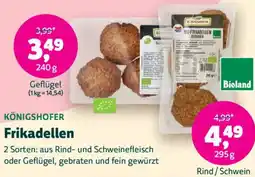 Biomarkt KÖNIGSHOFER Frikadellen Angebot