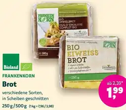 Biomarkt FRANKENKORN Brot Angebot