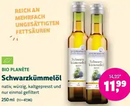 Biomarkt BIO PLANÈTE Schwarzkümmelöl Angebot