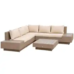 Netto Marken-Discount Outsunny Gartengarnitur Polyrattan, Stahl, Polyester Angebot
