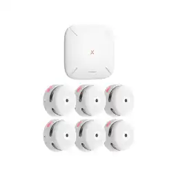 Netto Marken-Discount X-Sense FS61 RF-Rauchmelder-Set mit Basisstation SBS50 und 6x Smart-Rauchmelder XS01-M Angebot