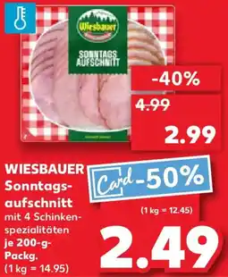Kaufland WIESBAUER Sonntagsaufschnitt Angebot
