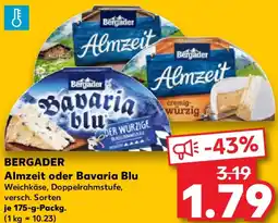 Kaufland BERGADER Almzeit oder Bavaria Blu Angebot