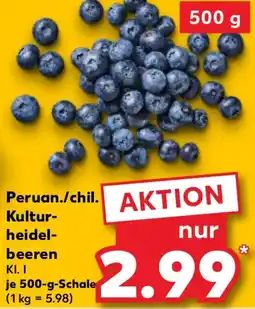 Kaufland Peruan./chil. Kulturheidelbeeren Angebot