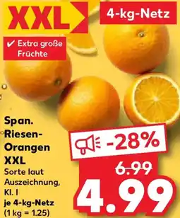Kaufland Span. Riesen Orangen XXL Angebot