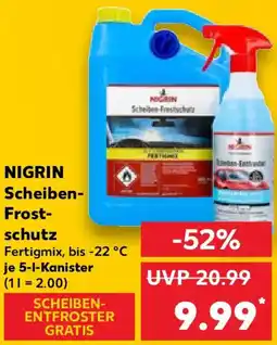 Kaufland NIGRIN Scheiben Frostschutz Angebot