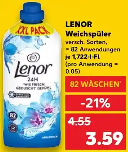 Kaufland LENOR Weichspüler Angebot
