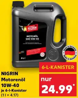 Kaufland NIGRIN Motorenöl 10W-40 Angebot