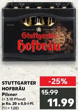 Kaufland STUTTGARTER HOFBRÄU Pilsner Angebot