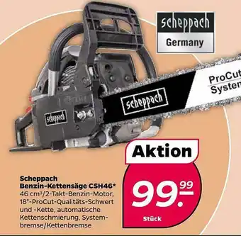 NETTO Scheppach Benzin-kettensäge Csh46 Angebot