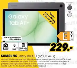 MEDIMAX SAMSUNG Galaxy Tab A11+ (128GB Wi-Fi) Angebot
