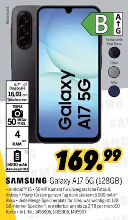 MEDIMAX SAMSUNG Galaxy A17 5G (128GB) Angebot