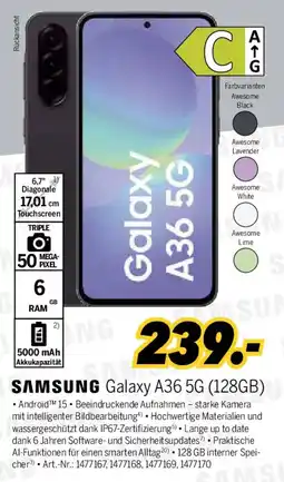 MEDIMAX SAMSUNG Galaxy A36 5G (128GB) Angebot