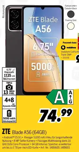 MEDIMAX ZTE Blade A56 (64GB) Angebot