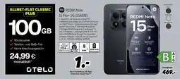 MEDIMAX Xiaomi MI REDMI Note 15 Pro+ 5G (256GB) + ALLNET-FLAT CLASSIC PLUS 100GB Angebot