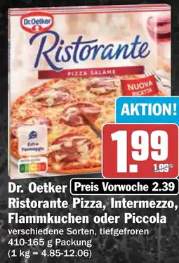 AEZ Dr. Oetker Ristorante Pizza, Intermezzo, Flammkuchen oder Piccola Angebot