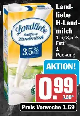 AEZ Landliebe H-Landmilch Angebot