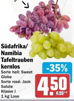 AEZ Südafrika/ Namibia Tafeltrauben kernlos Angebot