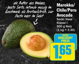AEZ Marokko/ Chile/Peru Avocado Angebot