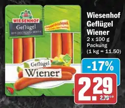 AEZ Wiesenhof Geflügel Wiener Angebot