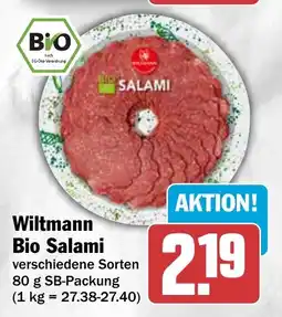 AEZ Wiltmann Bio Salami Angebot