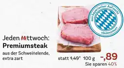 AEZ Jeden Mittwoch Premiumsteak Angebot
