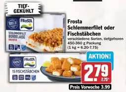 AEZ Frosta Schlemmerfilet oder Fischstäbchen Angebot