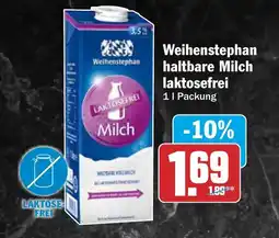 AEZ Weihenstephan haltbare Milch laktosefrei Angebot